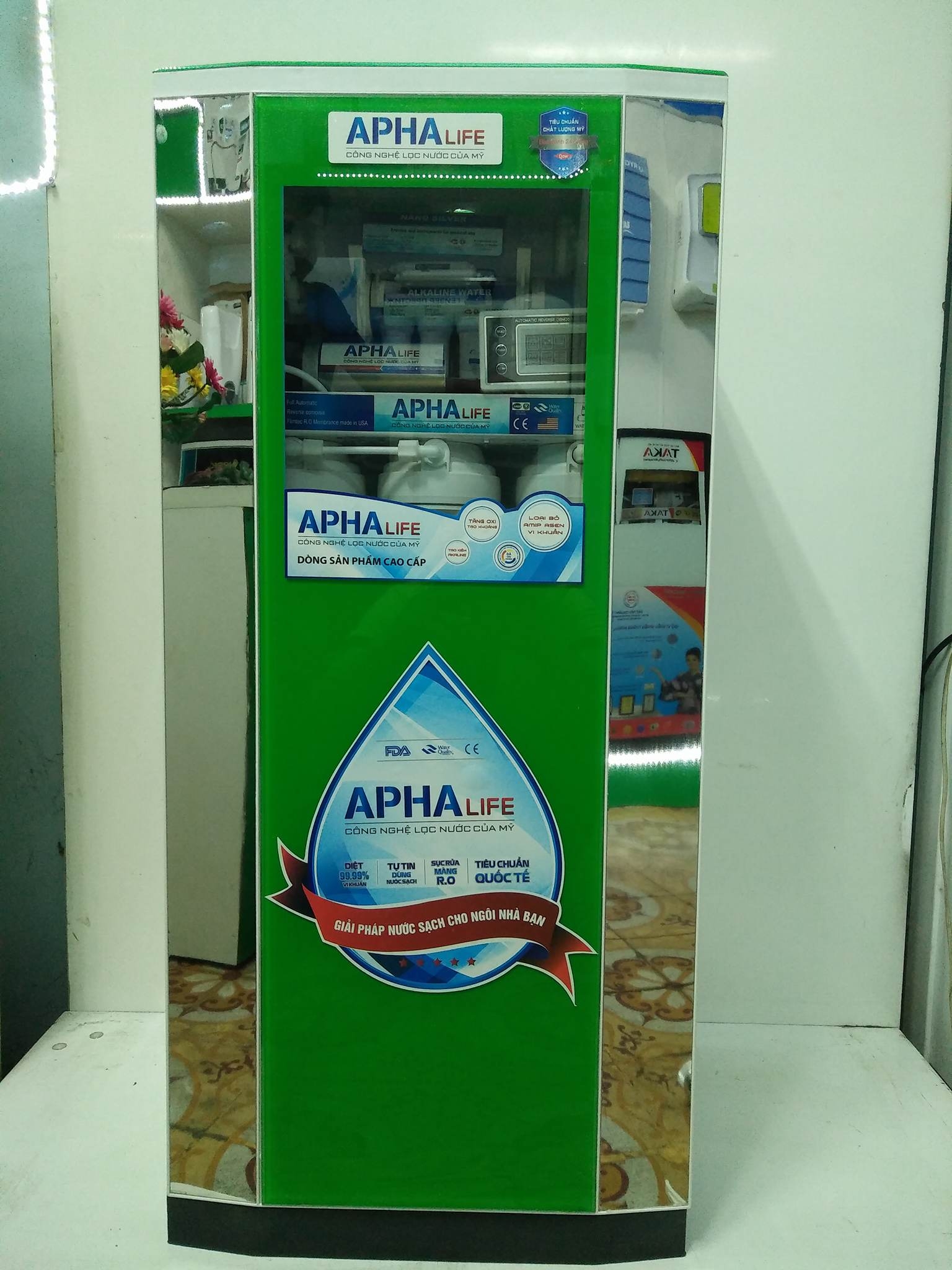 Máy lọc nước Aphalife 5 lõi lọc - AP5 ( có tủ)